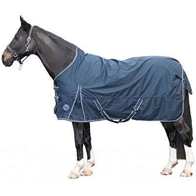 HKM - Highneckdecke Starter 600D - bleu foncé - bleu - Couverture pour cheval - Publicité HKM - Highneckdecke Starter 600D - bleu foncé - bleu - Couverture pour cheval - Publicité