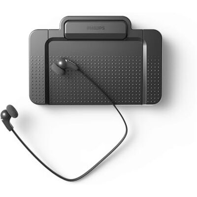 Philips LFH5220/03, Kit de Transcription, ACC2310 USB Interrupteur à Pied Design 3 Pédale, LFH0334 Écouteurs stéréo, sans Logiciel, Anthracite - Publicité Philips LFH5220/03, Kit de Transcription, ACC2310 USB Interrupteur à Pied Design 3 Pédale, LFH0334 Écouteurs stéréo, sans Logiciel, Anthracite - Publicité