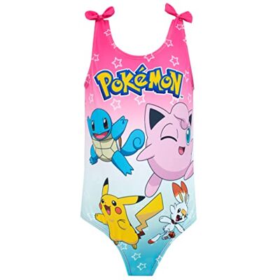 Pokémon Maillot de Bain pour Filles Pikachu Maillot de Bain Rose 12-13 Ans - Publicité Pokémon Maillot de Bain pour Filles Pikachu Maillot de Bain Rose 12-13 Ans - Publicité
