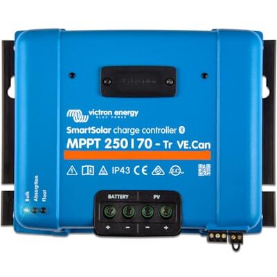 Contrôleur de Charge Bluetooth Victron Energy SmartSolar 250/70-Tr VE.Can - Type Solaire - Publicité Contrôleur de Charge Bluetooth Victron Energy SmartSolar 250/70-Tr VE.Can - Type Solaire - Publicité