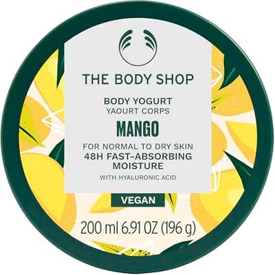 Crème Corporelle Mangue Yaourt The Body Shop - Tous Types de Peau - Publicité Crème Corporelle Mangue Yaourt The Body Shop - Tous Types de Peau - Publicité