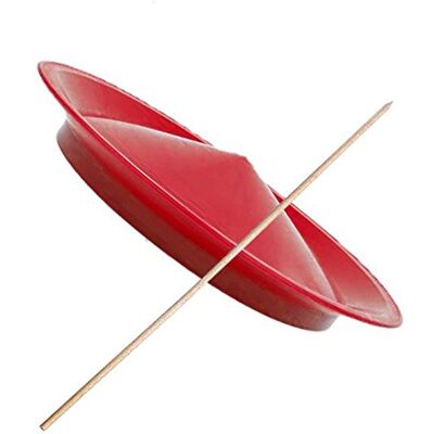 Visiodirect Assiette de Jonglerie avec Un bâton de 50 cm-Rouge - Publicité Visiodirect Assiette de Jonglerie avec Un bâton de 50 cm-Rouge - Publicité