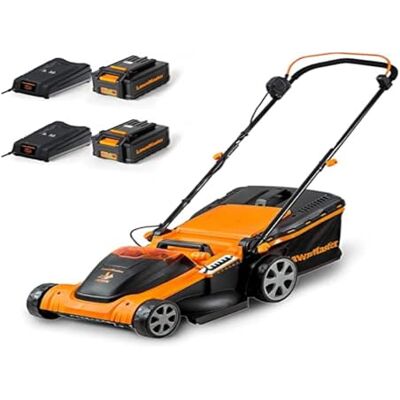 Lawnmaster CLMF4841E - Tondeuse sans fil 41cm 48V Max 4.0Ah 450m² - Publicité Lawnmaster CLMF4841E - Tondeuse sans fil 41cm 48V Max 4.0Ah 450m² - Publicité