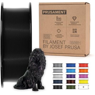 Prusament PLA Filament pour imprimante 3D Jet Black 1,75 mm – 1 kg Haute précision ±0,02 mm Facile à imprimer Déformation minimale Sans nœuds Pour débutants et professionnels - Publicité Prusament PLA Filament pour imprimante 3D Jet Black 1,75 mm – 1 kg Haute précision ±0,02 mm Facile à imprimer Déformation minimale Sans nœuds Pour débutants et professionnels - Publicité