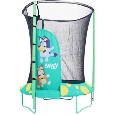 Bluey Trampoline Rond D140 cm Junior Bluey avec Ouverture Igloo - Publicité Bluey Trampoline Rond D140 cm Junior Bluey avec Ouverture Igloo - Publicité