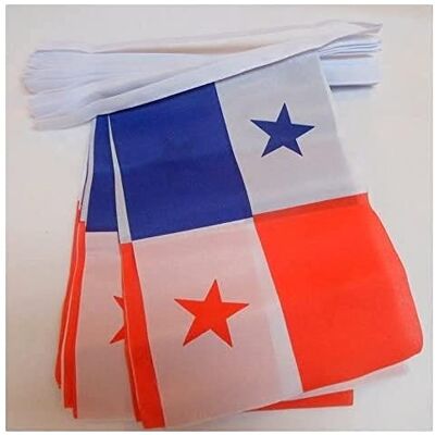 Panama - Guirlande de drapeaux 6m - 20 drapeaux - 21x15cm - Guirlande - Publicité Panama - Guirlande de drapeaux 6m - 20 drapeaux - 21x15cm - Guirlande - Publicité