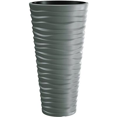 Prosperplast - Sand Slim - 39x75 cm - gris pierre - Planter - Publicité Prosperplast - Sand Slim - 39x75 cm - gris pierre - Planter - Publicité