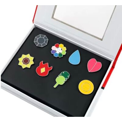 Pokémon Lot de badges en boîte 15 ans et plus Style 2 - Publicité Pokémon Lot de badges en boîte 15 ans et plus Style 2 - Publicité