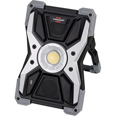 Brennenstuhl Projecteur Portable LED/Projecteur de Travail LED Rufus 3010 MA Rechargeable avec Haut-Parleur Bluetooth®, 3000 lumens avec 5 Modes d'intensité d'éclairage (IP65) - Publicité Brennenstuhl Projecteur Portable LED/Projecteur de Travail LED Rufus 3010 MA Rechargeable avec Haut-Parleur Bluetooth®, 3000 lumens avec 5 Modes d'intensité d'éclairage (IP65) - Publicité