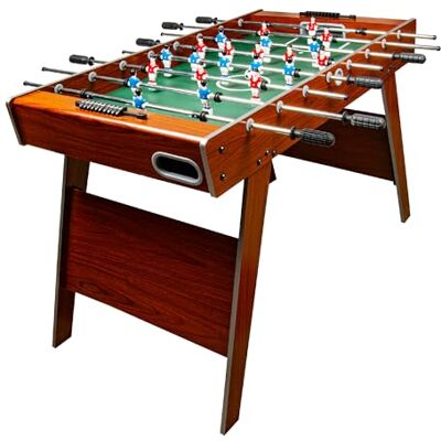 Leomark - 102/245920 - Bois - 122x61x79 cm - Football de table - Publicité Leomark - 102/245920 - Bois - 122x61x79 cm - Football de table - Publicité