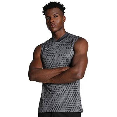 T-shirt de Sport Puma pour Homme - Slim, Recyclé, Gris - T-shirt - Publicité T-shirt de Sport Puma pour Homme - Slim, Recyclé, Gris - T-shirt - Publicité