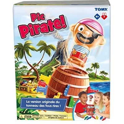 TOMY Pop Up Pirate Jeu de Société Classique pour Enfants - Jeu de Société - Publicité TOMY Pop Up Pirate Jeu de Société Classique pour Enfants - Jeu de Société - Publicité