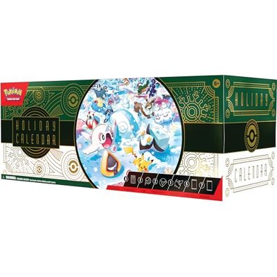 Pokémon Calendrier des fêtes 2024 TCG - Publicité Pokémon Calendrier des fêtes 2024 TCG - Publicité