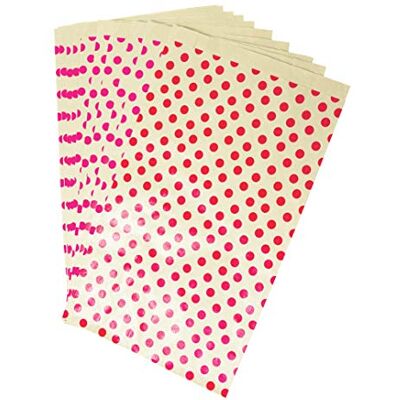 Clairefontaine 394108C Un Sachet De 50 Pochettes Kraft 24x35+6cm Motif : Pois Rouges Idéal Pour : Confiseries, Bonbons, Cupcakes, Livre, Bijoux, Emballage Cadeaux, Pochette cadeau Kraft - Publicité Clairefontaine 394108C Un Sachet De 50 Pochettes Kraft 24x35+6cm Motif : Pois Rouges Idéal Pour : Confiseries, Bonbons, Cupcakes, Livre, Bijoux, Emballage Cadeaux, Pochette cadeau Kraft - Publicité