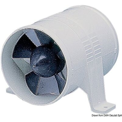 Ventilateur axial Attwood 6 m³ 12 V - Débit 6 m³ - Publicité Ventilateur axial Attwood 6 m³ 12 V - Débit 6 m³ - Publicité