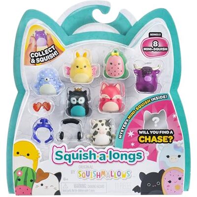 Squishmallows - Squish-a-longs Mini-Squish - Style 4 - Vague 2 - Publicité Squishmallows - Squish-a-longs Mini-Squish - Style 4 - Vague 2 - Publicité