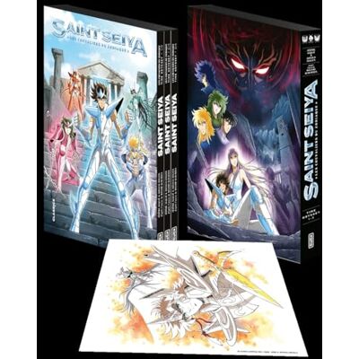 Coffret Saint Seiya Time Odyssey T 1 2 3 + ex libris - Publicité Coffret Saint Seiya Time Odyssey T 1 2 3 + ex libris - Publicité
