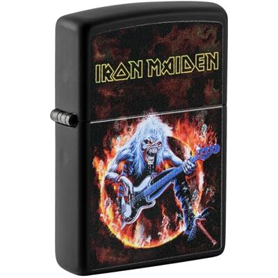 Zippo Briquet Tempête Motif Iron Maiden, Noir Mat, Impression Color Image, Rechargeable, Réutilisable, Coupe-Vent, Coffret Cadeau, Fabriqué Aux États-Unis - Publicité Zippo Briquet Tempête Motif Iron Maiden, Noir Mat, Impression Color Image, Rechargeable, Réutilisable, Coupe-Vent, Coffret Cadeau, Fabriqué Aux États-Unis - Publicité