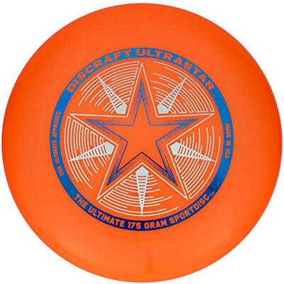 Discraft - Ultra Star - 175 g - Orange - Frisbee - Publicité Discraft - Ultra Star - 175 g - Orange - Frisbee - Publicité