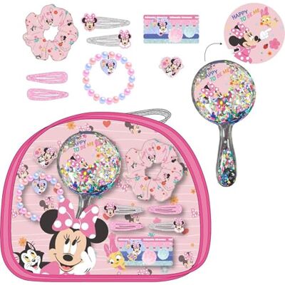 CERDÁ LIFE'S LITTLE MOMENTS Ensemble de beauté pour Filles avec Accessoires de Cheveux Minnie Mouse – Trousse de Toilette avec Miroir, chouchous et Bracelet pour Enfant – Ensemble Complet pour coiffer et Jouer avec Motif Disney - Publicité CERDÁ LIFE'S LITTLE MOMENTS Ensemble de beauté pour Filles avec Accessoires de Cheveux Minnie Mouse – Trousse de Toilette avec Miroir, chouchous et Bracelet pour Enfant – Ensemble Complet pour coiffer et Jouer avec Motif Disney - Publicité