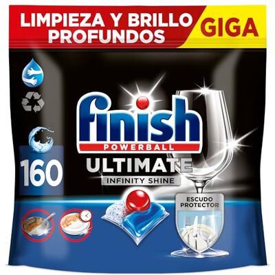 Finish Ultimate Infinity Shine Tablets pour lave-vaisselle - Nettoyant vaisselle - Publicité Finish Ultimate Infinity Shine Tablets pour lave-vaisselle - Nettoyant vaisselle - Publicité