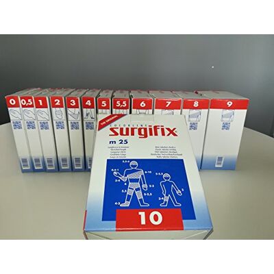 Surgifix Filet Tubulaire Poly Élastique, Taille 10 pour Fixation de Compresses, Gazes et Pansements de Épaules, Corps et Dos, Longueur de Tension 25 m, Couleur Blanche, Fabriqué en Italie, 1 pièce - Publicité Surgifix Filet Tubulaire Poly Élastique, Taille 10 pour Fixation de Compresses, Gazes et Pansements de Épaules, Corps et Dos, Longueur de Tension 25 m, Couleur Blanche, Fabriqué en Italie, 1 pièce - Publicité