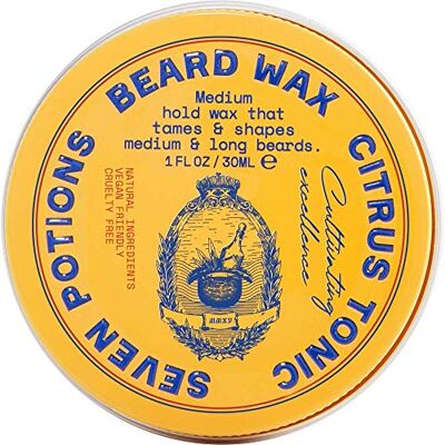 Seven Potions - Beard Wax Citrus Tonic 30ml - Beard Wax - Publicité Seven Potions - Beard Wax Citrus Tonic 30ml - Beard Wax - Publicité