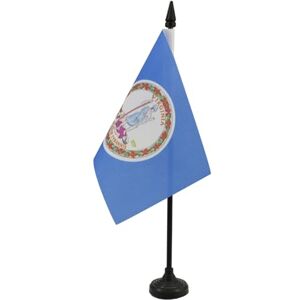 AZ Flag - Drapeau de table Virginie - 15x10cm - Polyester - Drapeau - Publicité AZ Flag - Drapeau de table Virginie - 15x10cm - Polyester - Drapeau - Publicité