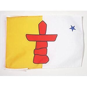 AZ FLAG Drapeau Nunavut 45x30cm PAVILLON canadien Canada 30 x 45 cm haute qualité - Publicité