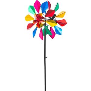 ART HQ Metal Wind Spinner: Multicolore Fleur Duett - Publicité ART HQ Metal Wind Spinner: Multicolore Fleur Duett - Publicité