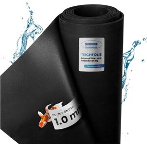 TeichVision Bâche EPDM de qualité supérieure pour bassin Épaisseur : 1 mm 1,5 m x 1 m Film EPDM naturel noir Particulièrement durable / convient également comme bâche de parterre surélevée - Publicité TeichVision Bâche EPDM de qualité supérieure pour bassin Épaisseur : 1 mm 1,5 m x 1 m Film EPDM naturel noir Particulièrement durable / convient également comme bâche de parterre surélevée - Publicité