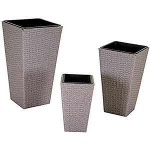 Vacchetti Giuseppe 36303800GR Cache-Pot, Gris - Publicité