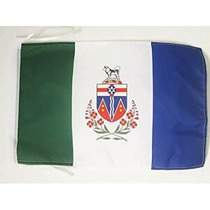 AZ FLAG Drapeau Yukon 45x30cm PAVILLON Canadien Canada 30 x 45 cm Haute qualité - Publicité