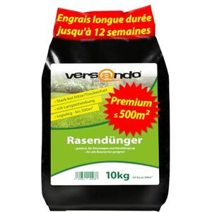 versando 10 kg Engrais gazon longue durée jusqu’à 500 m² : apport nutritif parfait, effet longue durée jusqu’à 12 semaines, idéal pour une pelouse dense et verte – qualité premium - Publicité versando 10 kg Engrais gazon longue durée jusqu’à 500 m² : apport nutritif parfait, effet longue durée jusqu’à 12 semaines, idéal pour une pelouse dense et verte – qualité premium - Publicité