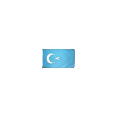 Digni ® drapeau Chine Xinjiang Turkestan oriental Ouighoure 90 x 150 cm - Publicité Digni ® drapeau Chine Xinjiang Turkestan oriental Ouighoure 90 x 150 cm - Publicité