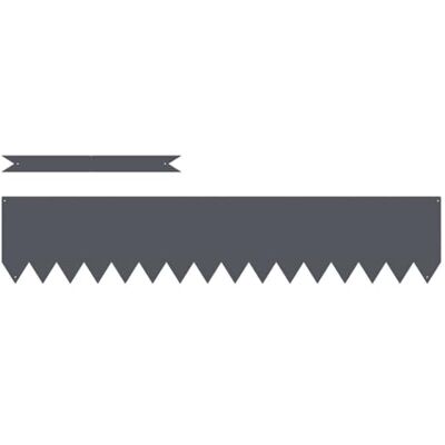vidaXL Bordure de jardin rectangulaire anthracite - Bordure de jardin - Publicité vidaXL Bordure de jardin rectangulaire anthracite - Bordure de jardin - Publicité