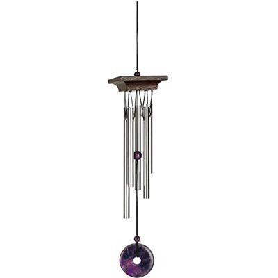 Woodstock Chimes Signature Collection (WYBRM) Carillon en améthyste Taille M (76,2 cm) pour décoration d'extérieur, terrasse, maison ou jardin - Publicité Woodstock Chimes Signature Collection (WYBRM) Carillon en améthyste Taille M (76,2 cm) pour décoration d'extérieur, terrasse, maison ou jardin - Publicité