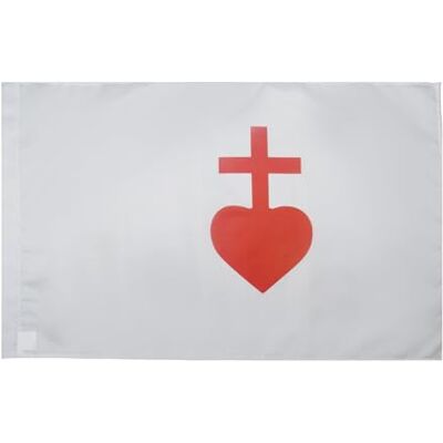 Drapeau Catholique Sus Coeur Az Flag - Publicité Drapeau Catholique Sus Coeur Az Flag - Publicité
