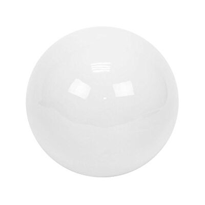 Polnix Boule, Bille, Balle, Globe Decorative en ceramique Blanc, 13 cm - Publicité Polnix Boule, Bille, Balle, Globe Decorative en ceramique Blanc, 13 cm - Publicité