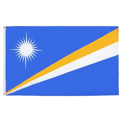 Az Flag Drapeau des Îles Marshall - 90x60 cm - Drapeau - Publicité Az Flag Drapeau des Îles Marshall - 90x60 cm - Drapeau - Publicité