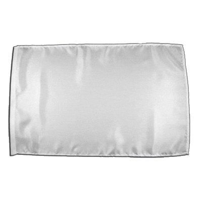 Digni® Drapeau Unicolore Blanc 30 x 45 cm - Publicité Digni® Drapeau Unicolore Blanc 30 x 45 cm - Publicité