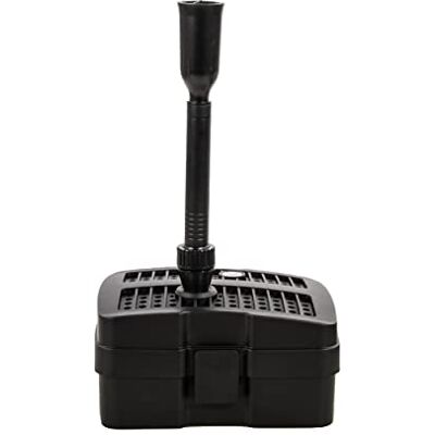 AquaForte GFU-5005 Pompe pour fontaine + 5W UV-C, Puissance 38W, Max. Hauteur de refoulement 2 mètres, Max. Débit 2 m3 par heure, Débit max. Taille de l'étang 2,5 m3, Raccord 13/19/25 mm - Publicité AquaForte GFU-5005 Pompe pour fontaine + 5W UV-C, Puissance 38W, Max. Hauteur de refoulement 2 mètres, Max. Débit 2 m3 par heure, Débit max. Taille de l'étang 2,5 m3, Raccord 13/19/25 mm - Publicité