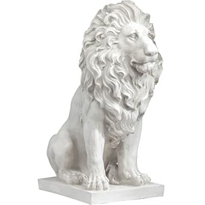 Design Toscano Lion de Florence Sentinel Statue d'Animal, 71 cm, polyrésine, pierre antique - Publicité Design Toscano Lion de Florence Sentinel Statue d'Animal, 71 cm, polyrésine, pierre antique - Publicité