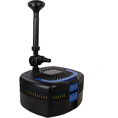 AquaForte GFU-6011 Pompe pour fontaine + 11W UV-C, Puissance 57W, Puissance max. Hauteur de refoulement 2,5 mètres, Max. Débit 2,5 m3 par heure, Raccord 13/19/25 mm, Taille max. de l'étang 5 m3. Publicité AquaForte GFU-6011 Pompe pour fontaine + 11W UV-C, Puissance 57W, Puissance max. Hauteur de refoulement 2,5 mètres, Max. Débit 2,5 m3 par heure, Raccord 13/19/25 mm, Taille max. de l'étang 5 m3. Publicité