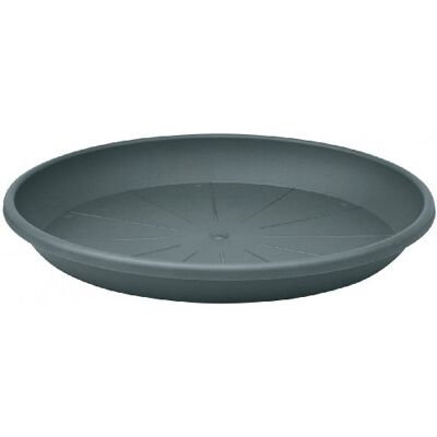 Geli Thermo Plastic Cylindro Soucoupe ronde en plastique pour pot de fleurs 45 cm anthrazit 38 - Publicité Geli Thermo Plastic Cylindro Soucoupe ronde en plastique pour pot de fleurs 45 cm anthrazit 38 - Publicité
