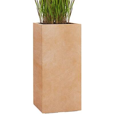 Pflanzwerk ® Pot de Fleur Fibre de Verre Tower Terre Cuite 70x33x33cm *Jardinière antigel* *Protection UV* *Qualité européenne* - Publicité Pflanzwerk ® Pot de Fleur Fibre de Verre Tower Terre Cuite 70x33x33cm *Jardinière antigel* *Protection UV* *Qualité européenne* - Publicité
