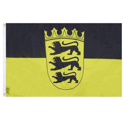 AZ Flag - Baden-Württemberg Flag - 150x90cm - Flag - Publicité AZ Flag - Baden-Württemberg Flag - 150x90cm - Flag - Publicité