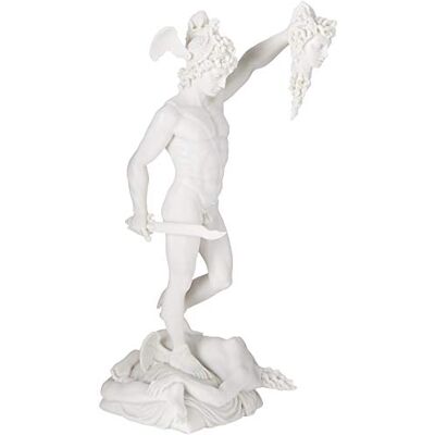 Design Toscano WU72918 Perseus décapite Méduse Statue Blanc 16,5 x 12,5 x 30,5 cm - Publicité Design Toscano WU72918 Perseus décapite Méduse Statue Blanc 16,5 x 12,5 x 30,5 cm - Publicité