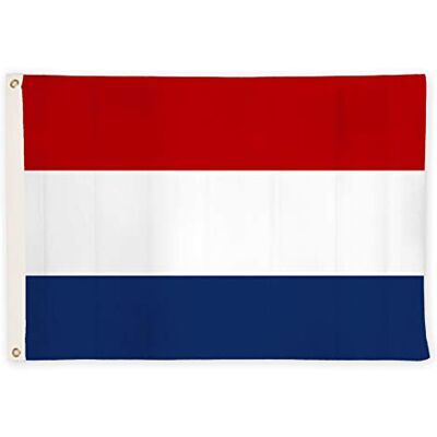 aricona Drapeau Pays-Bas 90x150cm – néerlandais résistant aux intempéries, avec œillets en laiton, 100% polyester, coutures doubles robustes et couleurs éclatantes – pour les passionnés de drapeaux - Publicité aricona Drapeau Pays-Bas 90x150cm – néerlandais résistant aux intempéries, avec œillets en laiton, 100% polyester, coutures doubles robustes et couleurs éclatantes – pour les passionnés de drapeaux - Publicité