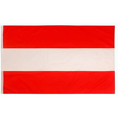aricona Drapeau Autriche 90x150cm – autrichien résistant aux intempéries, avec œillets en laiton, 100% polyester, coutures doubles robustes et couleurs éclatantes – pour les passionnés de drapeaux - Publicité aricona Drapeau Autriche 90x150cm – autrichien résistant aux intempéries, avec œillets en laiton, 100% polyester, coutures doubles robustes et couleurs éclatantes – pour les passionnés de drapeaux - Publicité